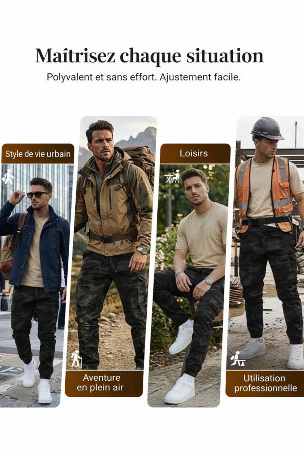 Ethan | Pantalon de jogging camouflage