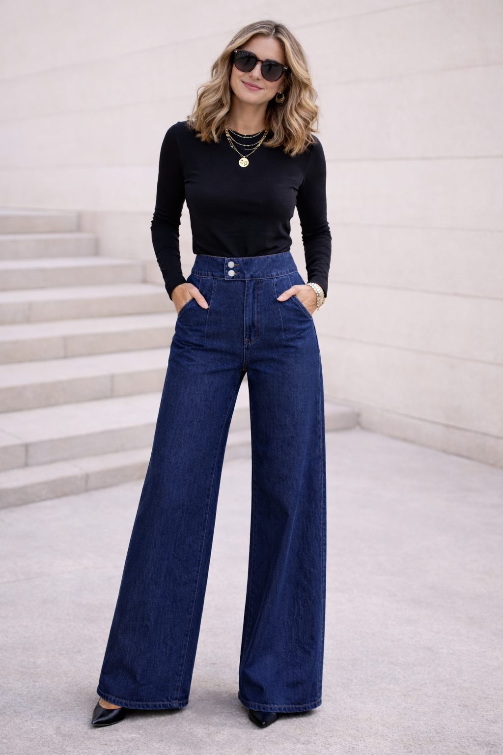 PANTALON AUDRIE – JEANS TAILLE HAUTE CHIC PRINTEMPS