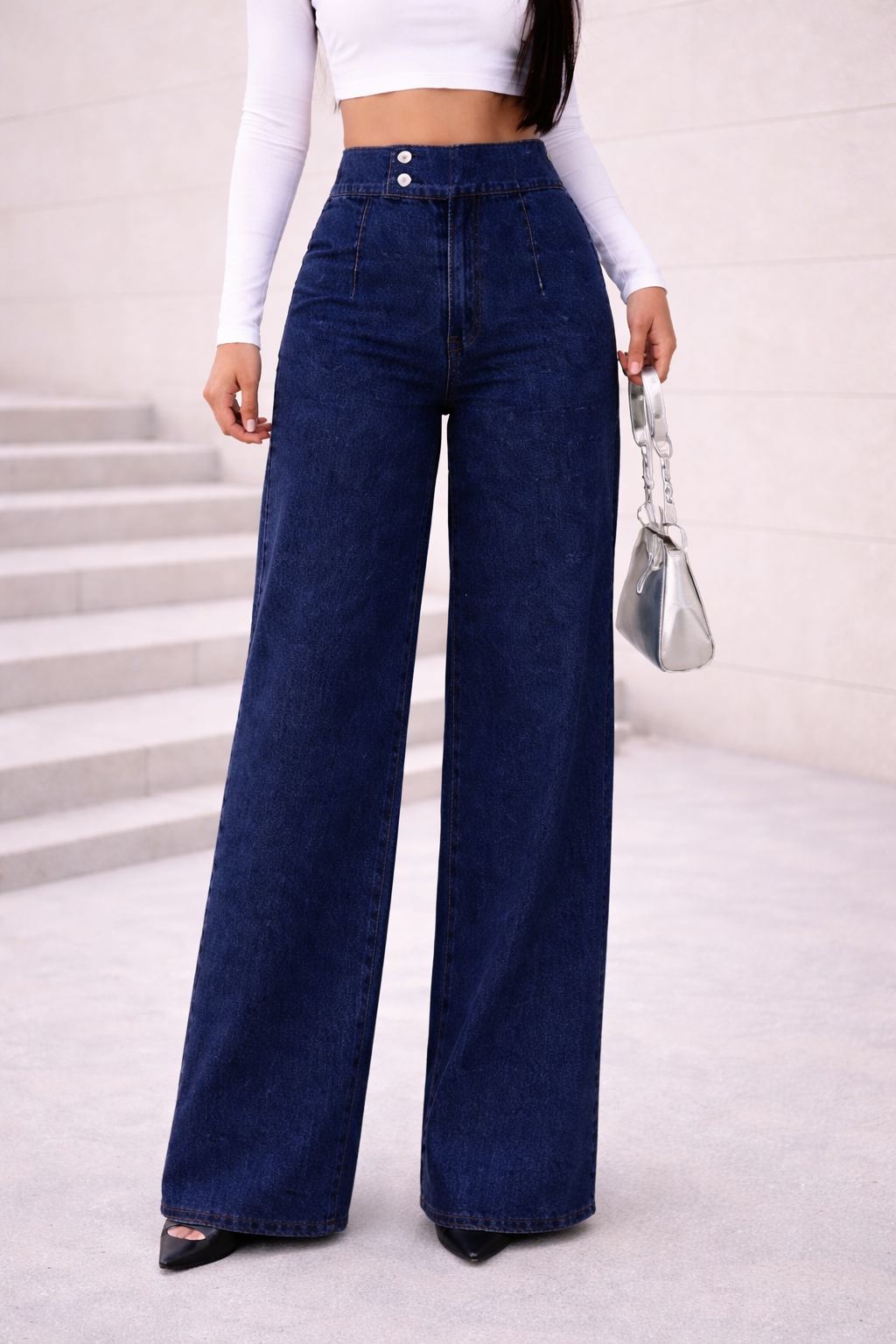 PANTALON AUDRIE – JEANS TAILLE HAUTE CHIC PRINTEMPS