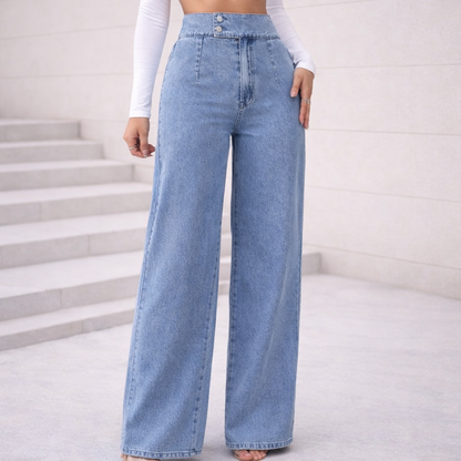 PANTALON AUDRIE – JEANS TAILLE HAUTE CHIC PRINTEMPS