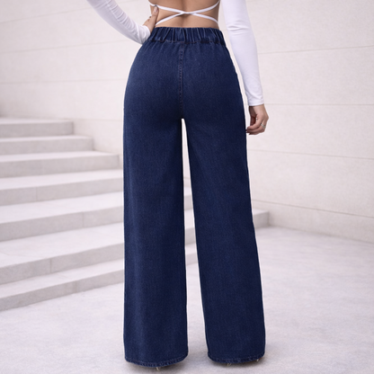 PANTALON AUDRIE – JEANS TAILLE HAUTE CHIC PRINTEMPS