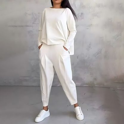 PULL EN MAILLE TORSADÉE ÉLISA | CHALEUR CALME