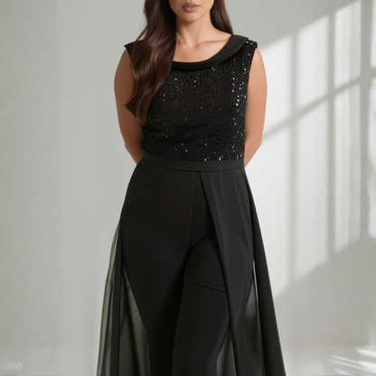 YANAI | COMBINAISON EN TULLE TEXTURÉ