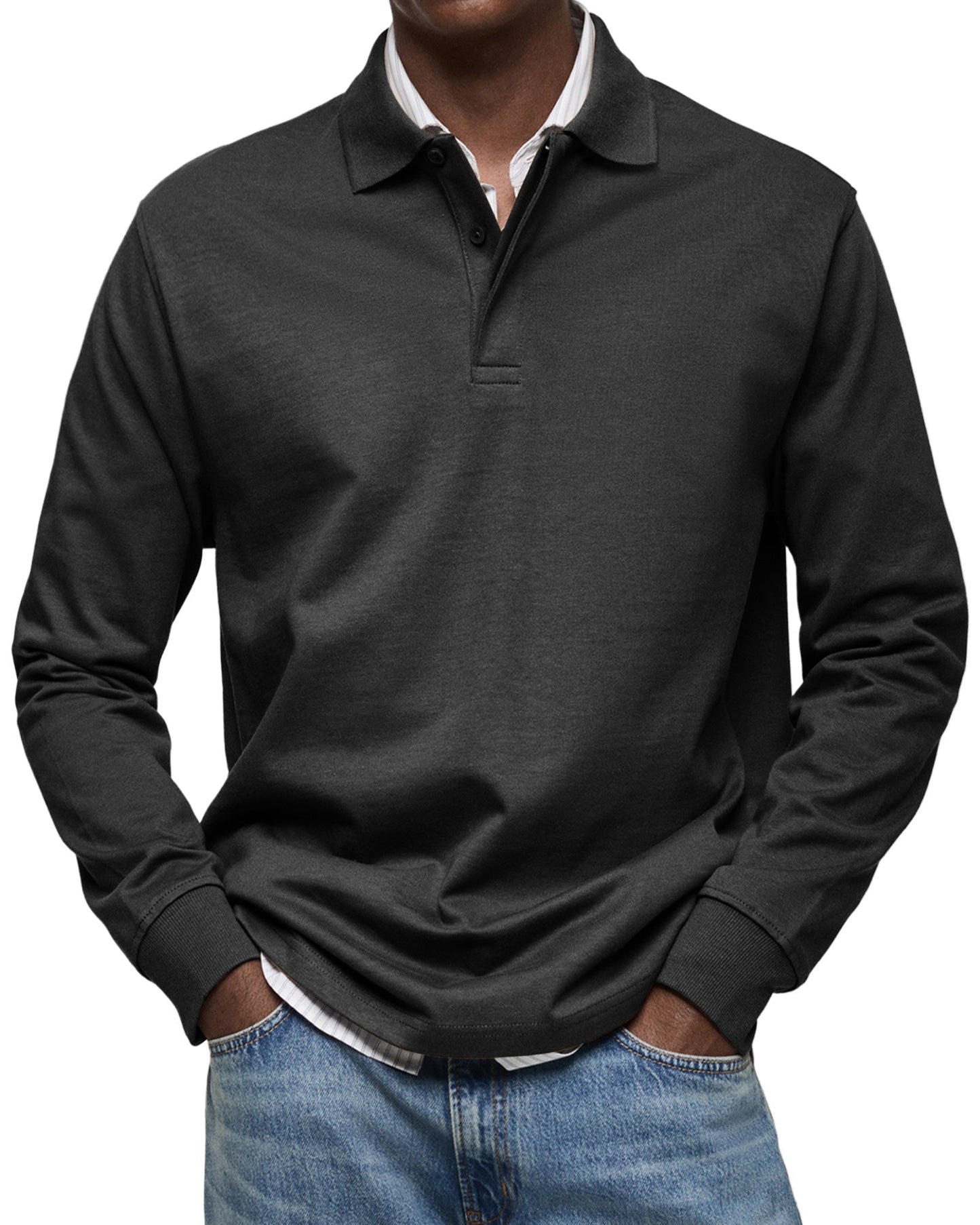 PULL POLO LENOIR | DOUCEUR SPORTIVE
