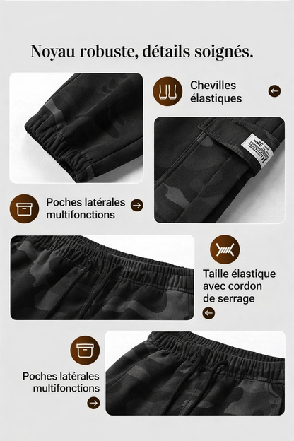 Ethan | Pantalon de jogging camouflage